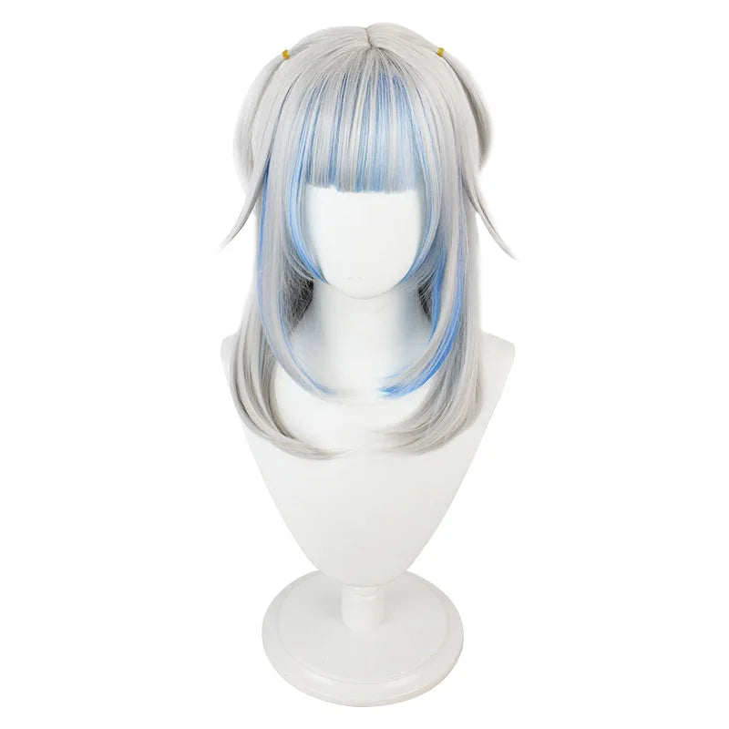 Hololive Gawr Gura Swimsuit Cosplay - Anime Beachwear Set with Wig - Wig only / M - Anime - Costumes - 6 - 2024