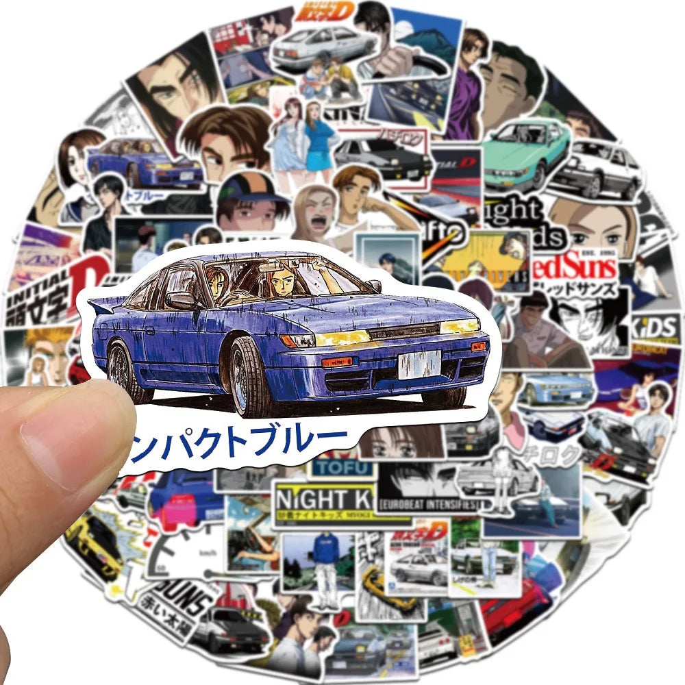 Initial D Anime Stickers - 10/30/50/100PCS - Anime - Decorative Stickers - 3 - 2024