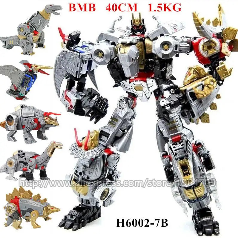 Jinbao 5-in-1 Big Transformation Predaking Anime Robot Action Figure - BMB H6002-7B 5 IN 1 - Anime - Action & Toy