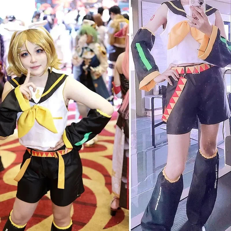 Kagamine Rin & Len Cosplay Costume JK Uniform Set - Anime - Costumes - 4 - 2024