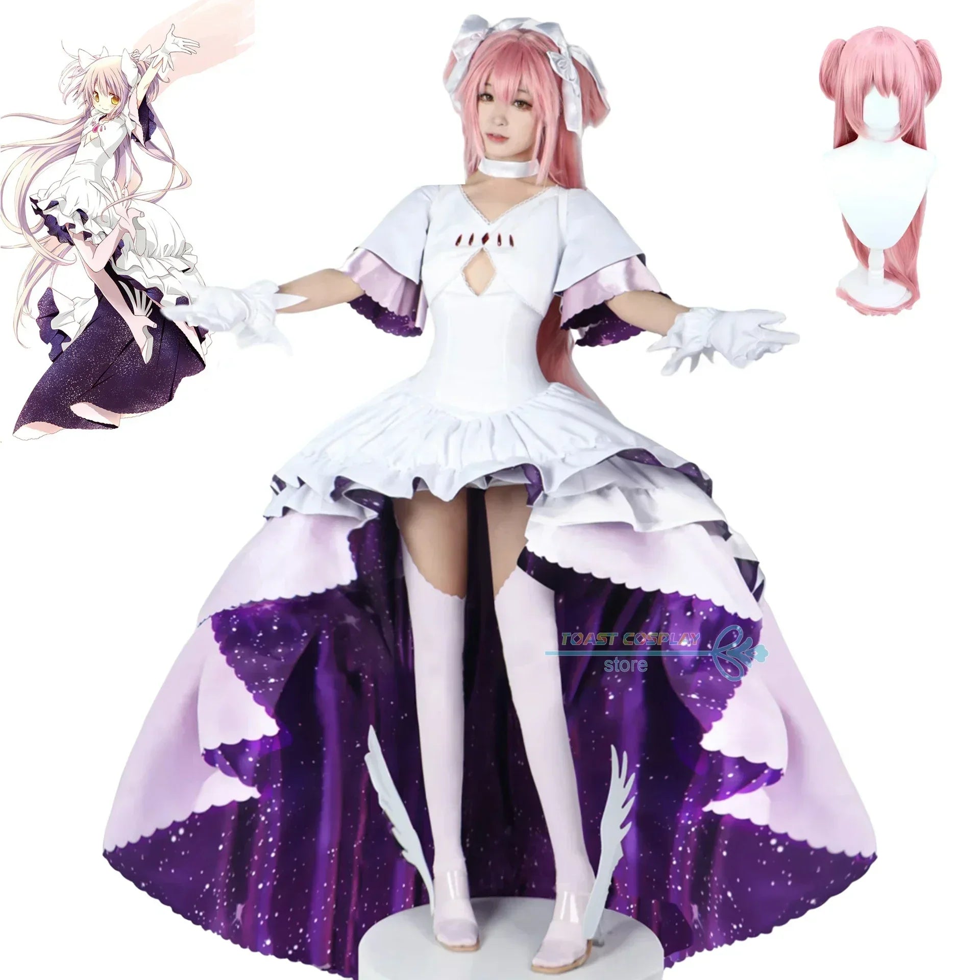 Kaname Madoka Cosplay Costume - Puella Magi Madoka Magica - Anime - Costumes - 1 - 2024