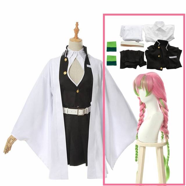 Kanroji Mitsuri Cosplay - Suit and wig / child size 130cm / Kimetsu - Anime - Clothing - 35 - 2024