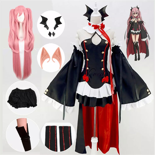 Krul Tepes Cosplay Costume - Seraph Of The End Owari no Seraph - Anime - Costumes - 1 - 2024