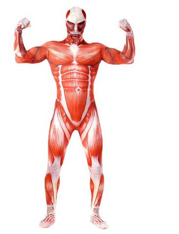 Muscle Man Costumes - XXL / Attack On Titan - Anime - Costumes - 3 - 2024