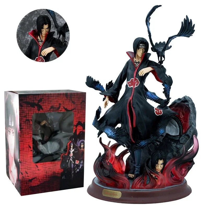 Naruto Shippuden Itachi Uchiha Akatsuki Figure - 29cm 2 head B / No retail box - Anime - 9 - 2024