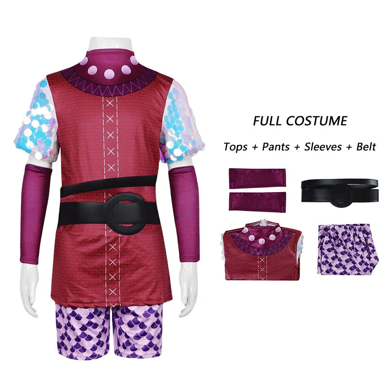 Nimona Monster Girl Costume for Kids - Red / Kids 110 - Anime - Costumes - 7 - 2024