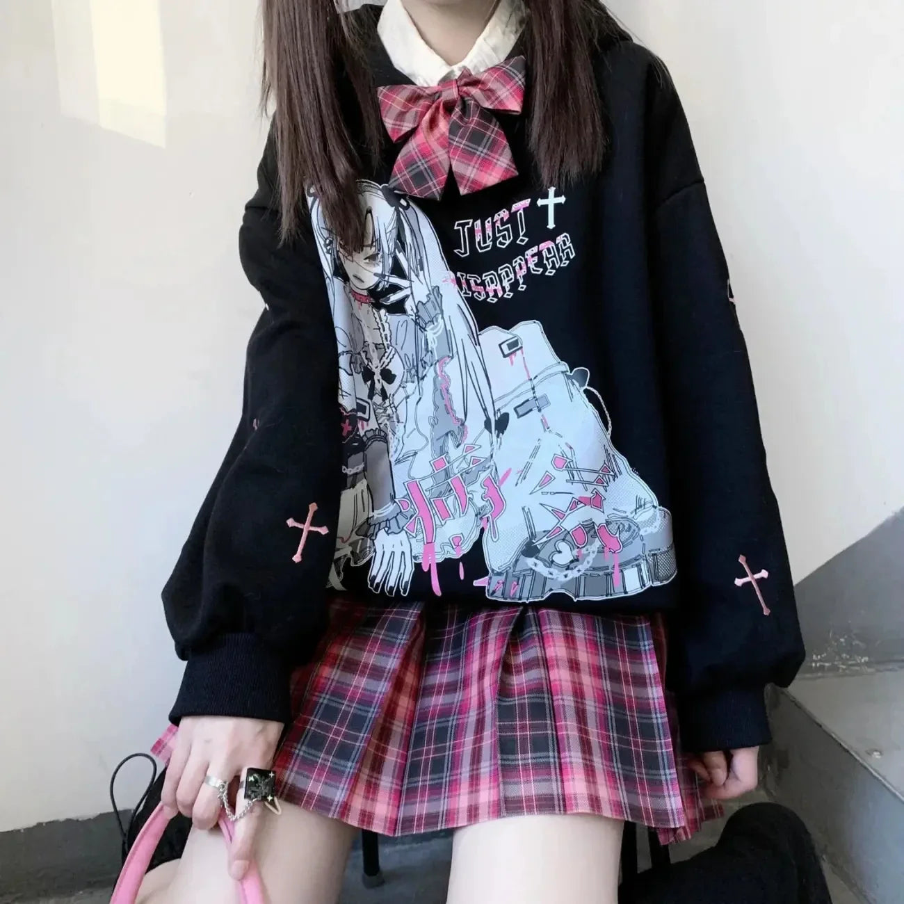 Oversized Harajuku Anime Hoodie – E-Girl Graphic Pullover - Anime - Hoodies - 3 - 2024