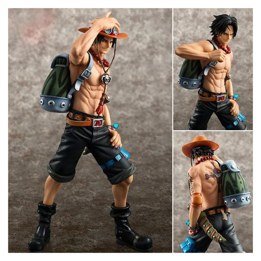 One Piece DX 10th Anniversary Fire Fist Ace Figure - Collectible PVC Model - no retail box - Anime - Action & Toy
