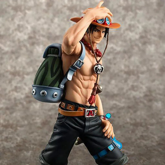 One Piece DX 10th Anniversary Fire Fist Ace Figure - Collectible PVC Model - no retail box - Anime - Action & Toy