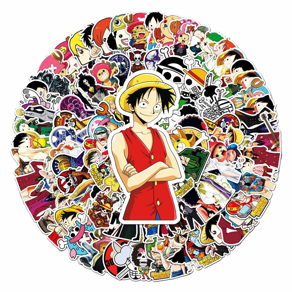 ONE PIECE Stickers - Luffy Zoro Chopper - 100pcs Style5 - Anime - Decorative Stickers - 11 - 2024