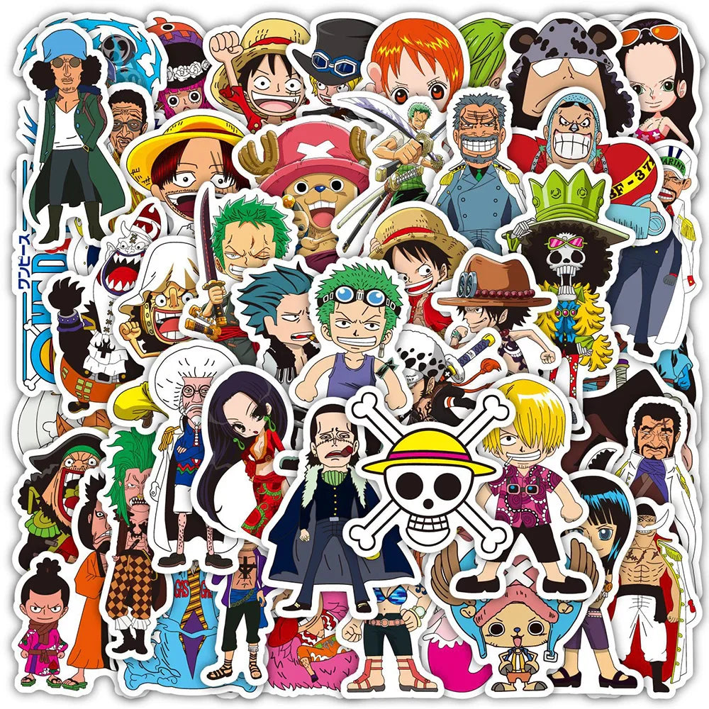 ONE PIECE Stickers - Luffy Zoro Chopper - 50pcs Style8 - Anime - Decorative Stickers - 14 - 2024