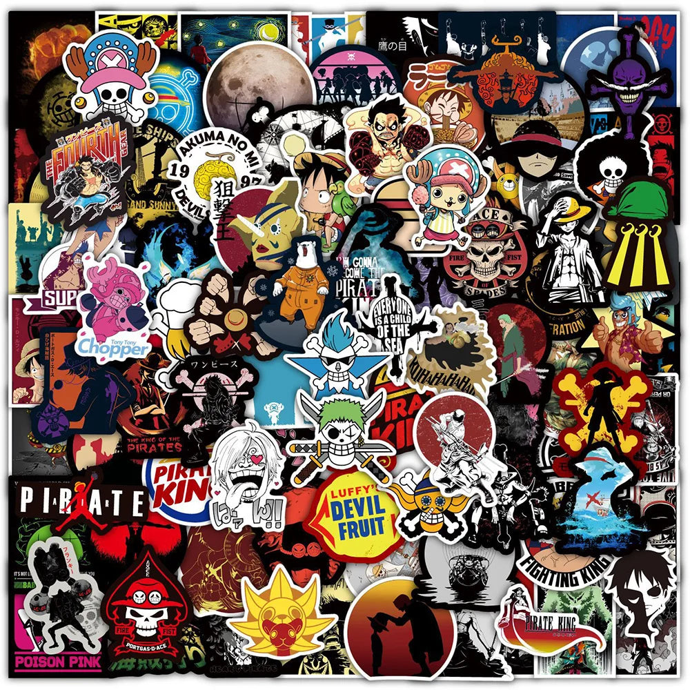 ONE PIECE Stickers - Luffy Zoro Chopper - 100pcs Style2 - Anime - Decorative Stickers - 8 - 2024