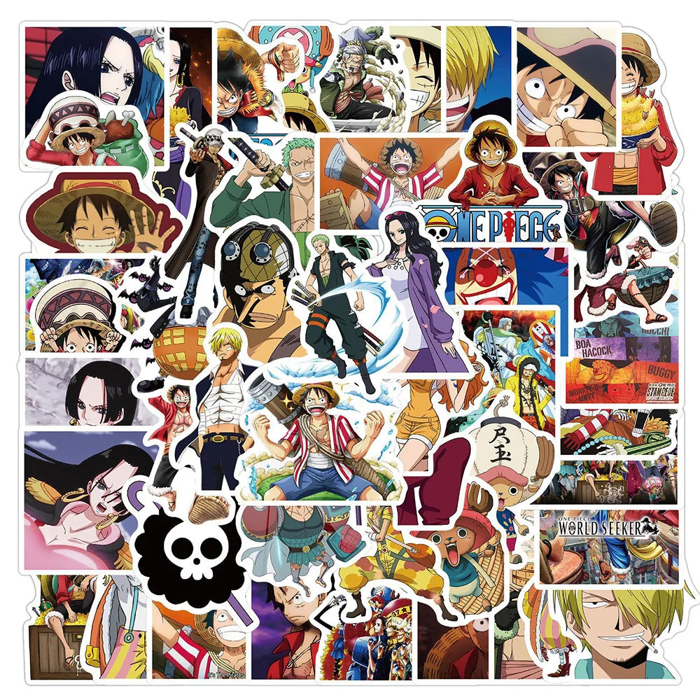 ONE PIECE Stickers - Luffy Zoro Chopper - Anime - Decorative Stickers - 6 - 2024