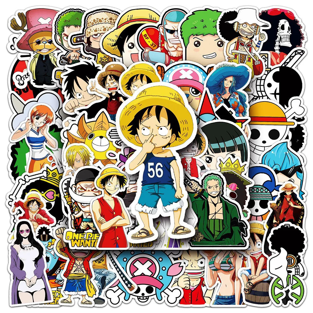 ONE PIECE Stickers - Luffy Zoro Chopper - 50pcs Style11 - Anime - Decorative Stickers - 17 - 2024