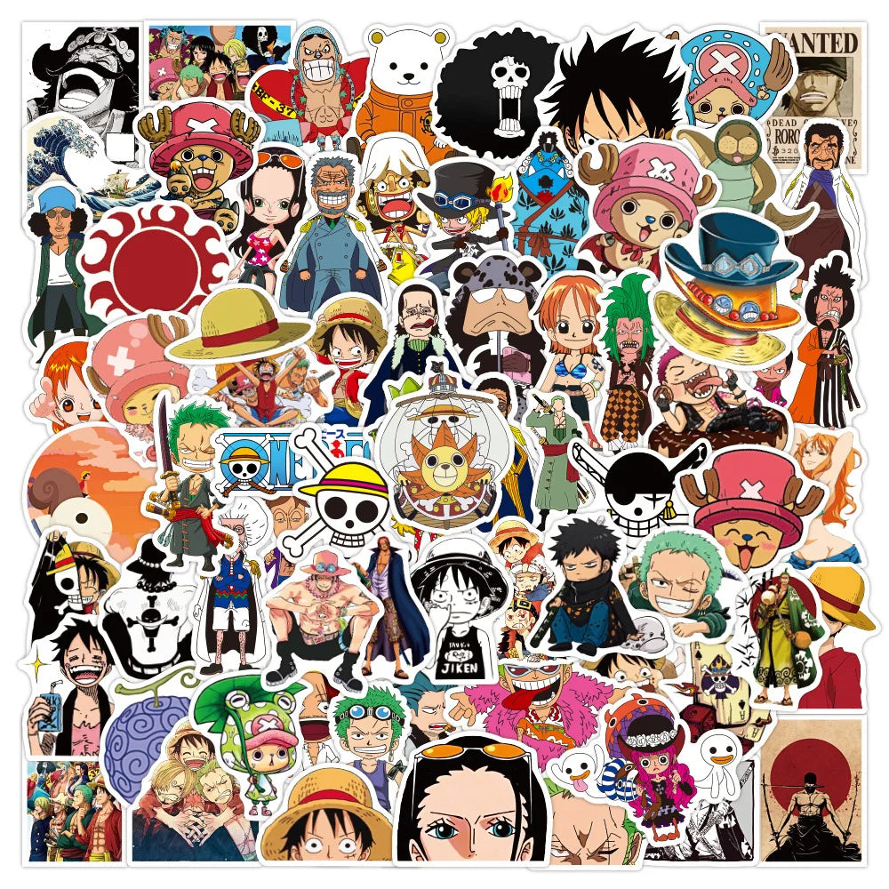 ONE PIECE Stickers - Luffy Zoro Chopper - 100pcs Style1 - Anime - Decorative Stickers - 7 - 2024