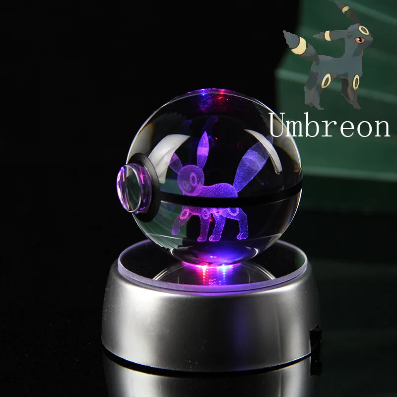 Pokemon Gengar 3D Crystal Ball - Umbreon / 5cm NO base - Anime - Toys - 20 - 2024