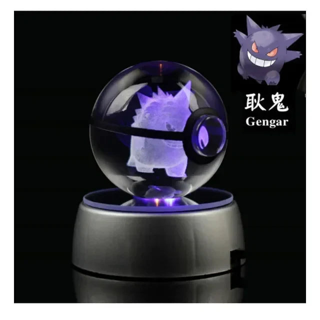 Pokemon Gengar 3D Crystal Ball - Gengar / 5cm NO base - Anime - Toys - 11 - 2024