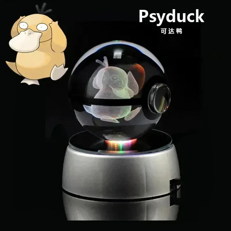 Pokemon Gengar 3D Crystal Ball - Psyduck / 5cm NO base - Anime - Toys - 40 - 2024