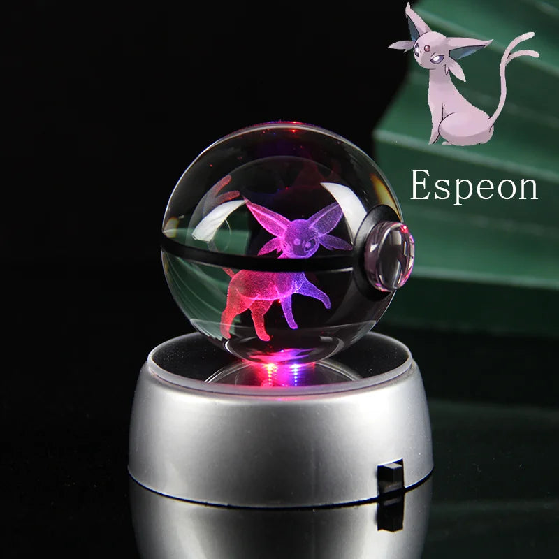 Pokemon Gengar 3D Crystal Ball - Espeon / 5cm NO base - Anime - Toys - 21 - 2024