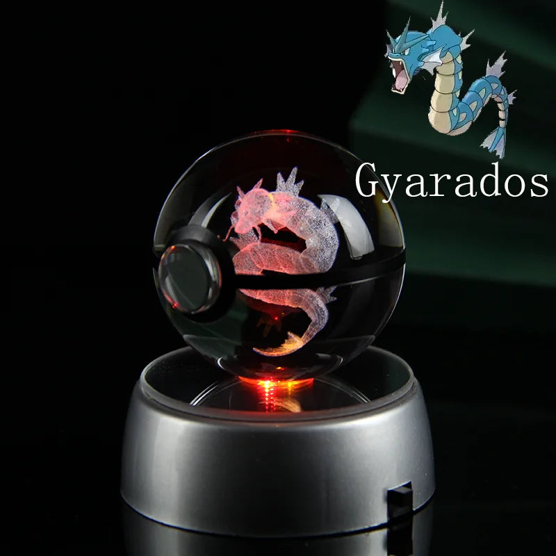 Pokemon Gengar 3D Crystal Ball - Gyarados / 5cm NO base - Anime - Toys - 37 - 2024