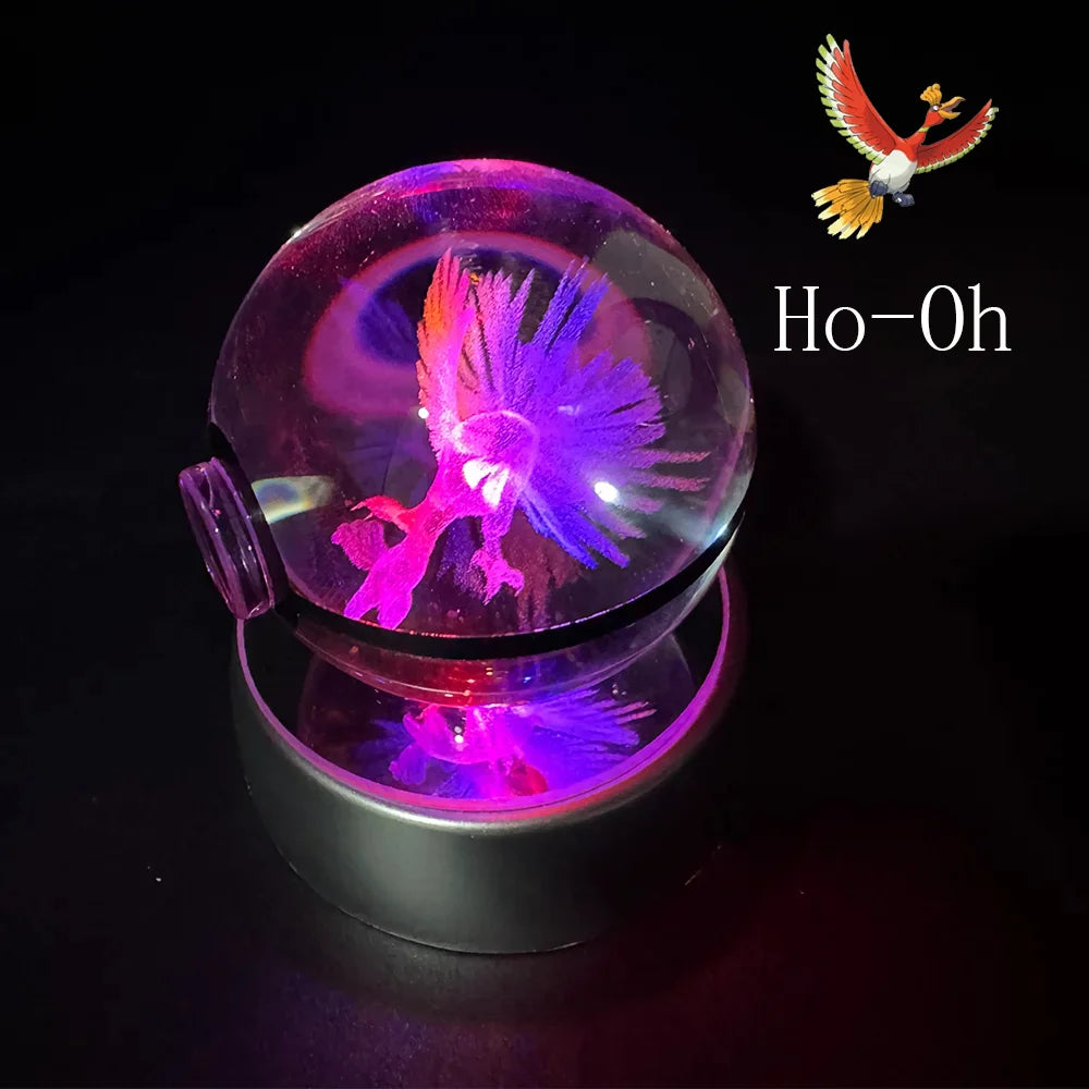 Pokemon Gengar 3D Crystal Ball - Ho-oh / 5cm NO base - Anime - Toys - 17 - 2024