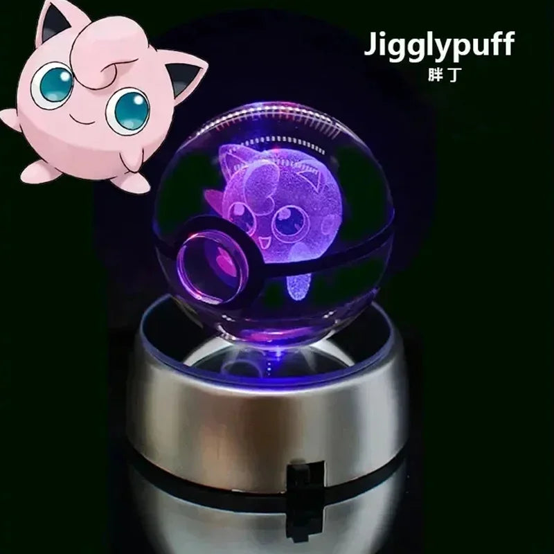 Pokemon Gengar 3D Crystal Ball - Jigglypuff / 5cm NO base - Anime - Toys - 45 - 2024