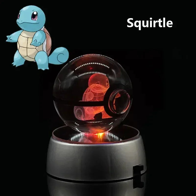 Pokemon Gengar 3D Crystal Ball - Squirtle / 5cm NO base - Anime - Toys - 39 - 2024