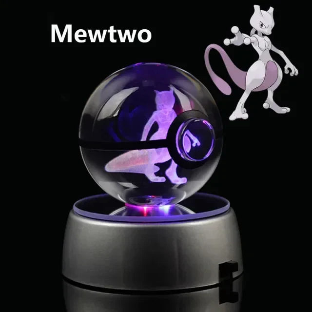 Pokemon Gengar 3D Crystal Ball - Mewtwo / 5cm NO base - Anime - Toys - 15 - 2024