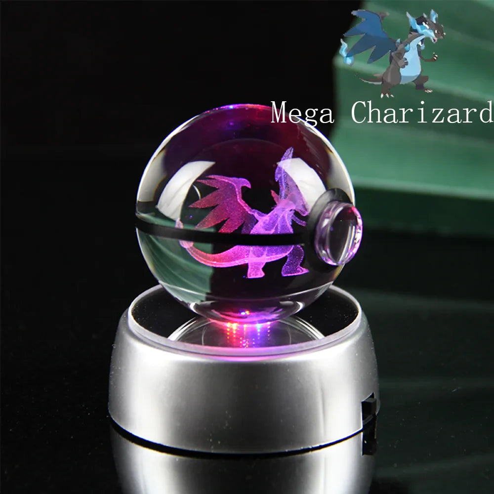 Pokemon Gengar 3D Crystal Ball - Mega Charizard / 5cm NO base - Anime - Toys - 27 - 2024