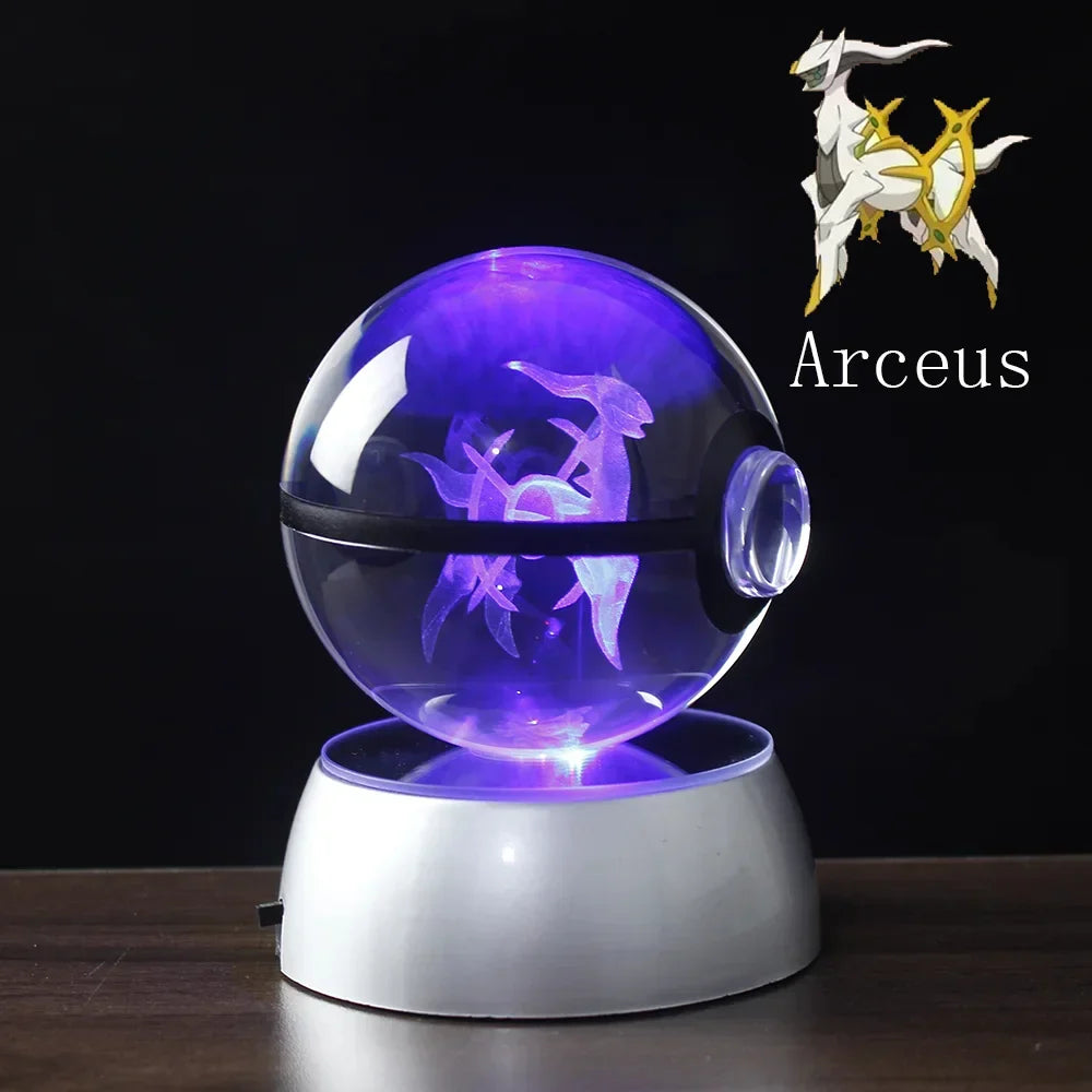 Pokemon Gengar 3D Crystal Ball - Arceus / 5cm NO base - Anime - Toys - 16 - 2024