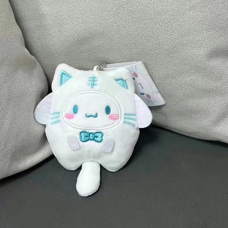 Sanrio Kuromi Cinnamoroll Cat Doll Keychain - Anime - Stuffed Animals - 5 - 2024