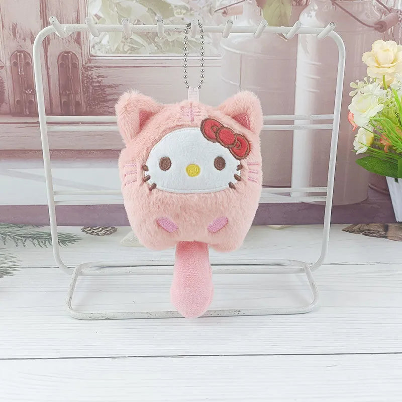 Sanrio Kuromi Cinnamoroll Cat Doll Keychain - Hello Kitty - Anime - Stuffed Animals - 12 - 2024