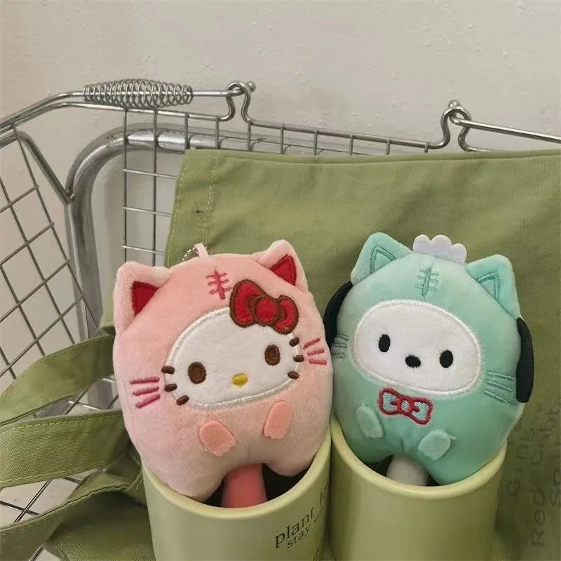 Sanrio Kuromi Cinnamoroll Cat Doll Keychain - Anime - Stuffed Animals - 3 - 2024