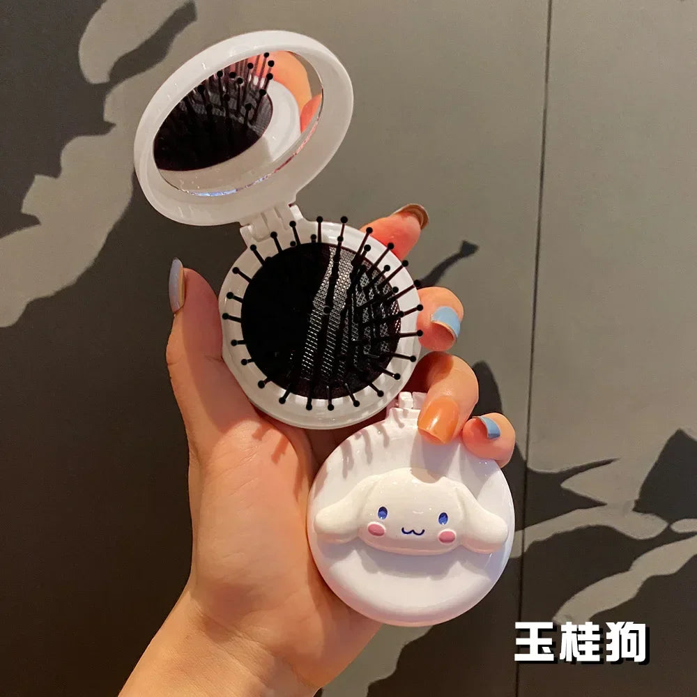 Sanrio Anime Kuromi Hand-held Makeup Mirror - 2253117 - Anime - Makeup Tools - 24 - 2024