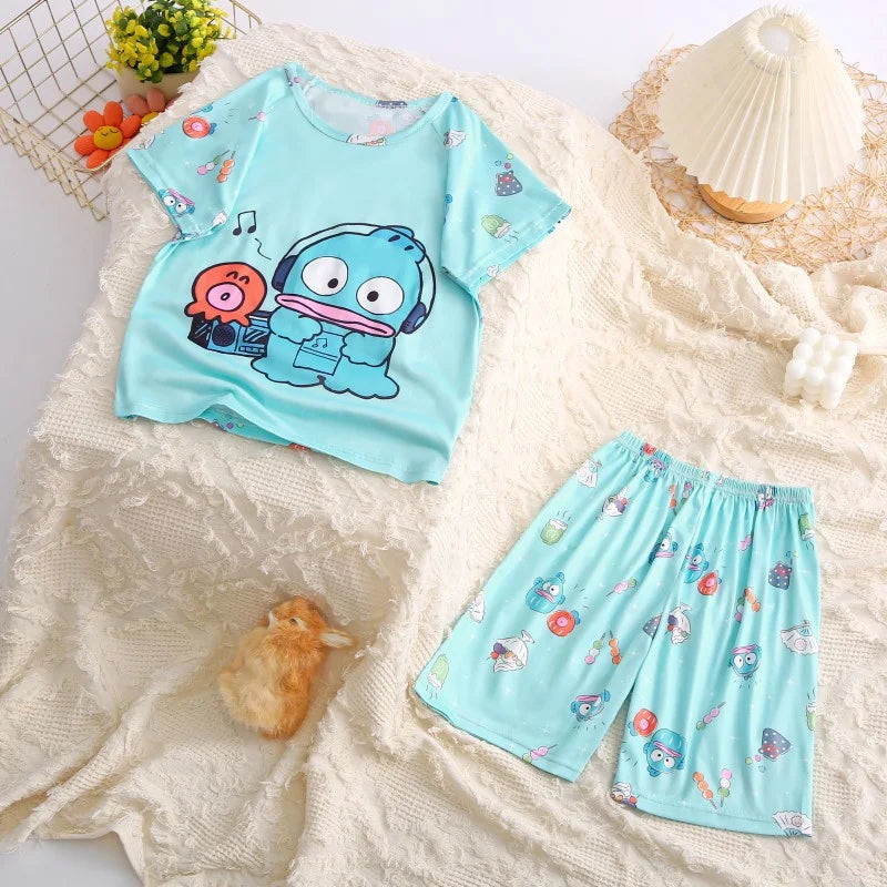 Sanrio Kuromi Pajamas Set - Cute Anime Children Sleepwear - 17 / 16(135-145cm) - Anime - Clothing Tops - 15 - 2024