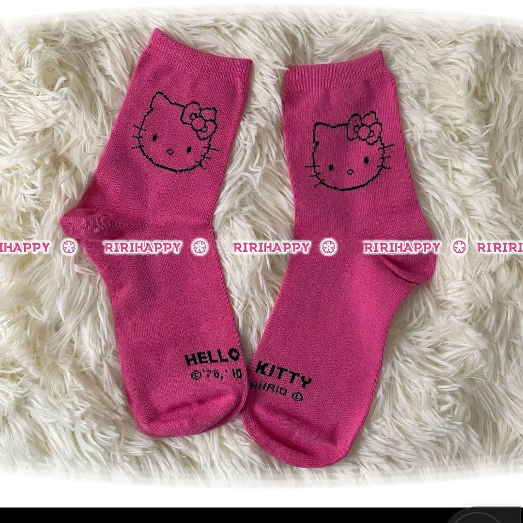 Sanrio Anime Socks - Hello Kitty Kuromi Melody Cinnamoroll - hellokitty 6 - Anime - Socks - 21 - 2024