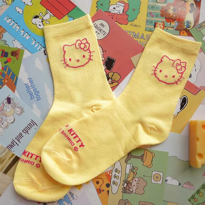 Sanrio Anime Socks - Hello Kitty Kuromi Melody Cinnamoroll - 2303241 - Anime - Socks - 32 - 2024