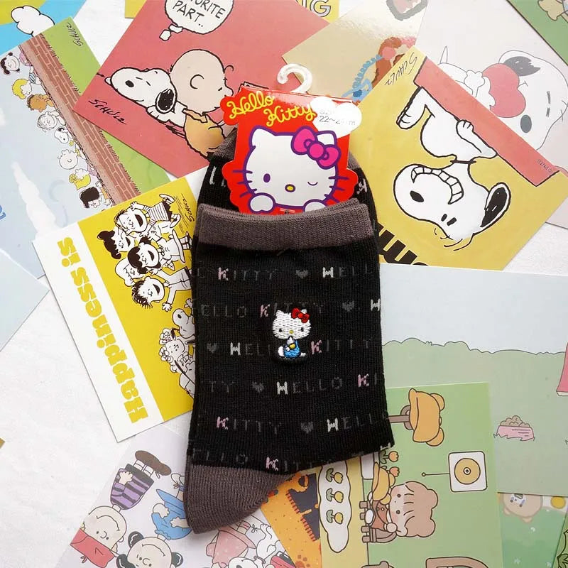 Sanrio Anime Socks - Hello Kitty Kuromi Melody Cinnamoroll - 2257635 - Anime - Socks - 34 - 2024