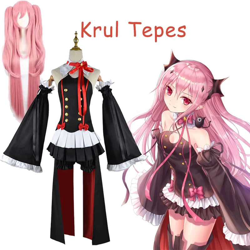 Seraph Of The End Krul Tepes Cosplay Uniform - Clothing wig set / XS / Anime Seraph Of The - Anime - Costumes - 8 - 2024