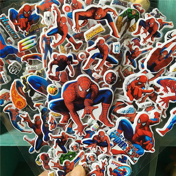 Spider-Man Stickers - Cute Anime Cartoon 3D Stickers - spiderman - Anime - Decorative Stickers - 5 - 2024