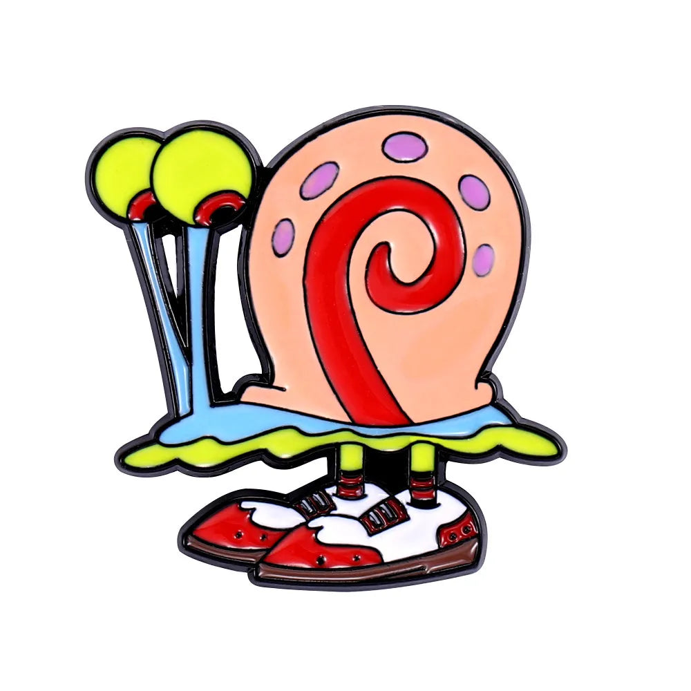 Sponge Bob Enamel Pins - Creative Cartoon Anime Lapel Brooches - W7008 - Anime - Brooches & Lapel Pins - 12 - 2024