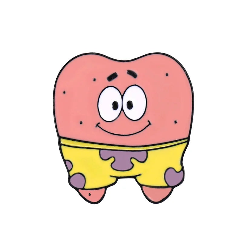 Sponge Bob Enamel Pins - Creative Cartoon Anime Lapel Brooches - W7014 - Anime - Brooches & Lapel Pins - 18 - 2024