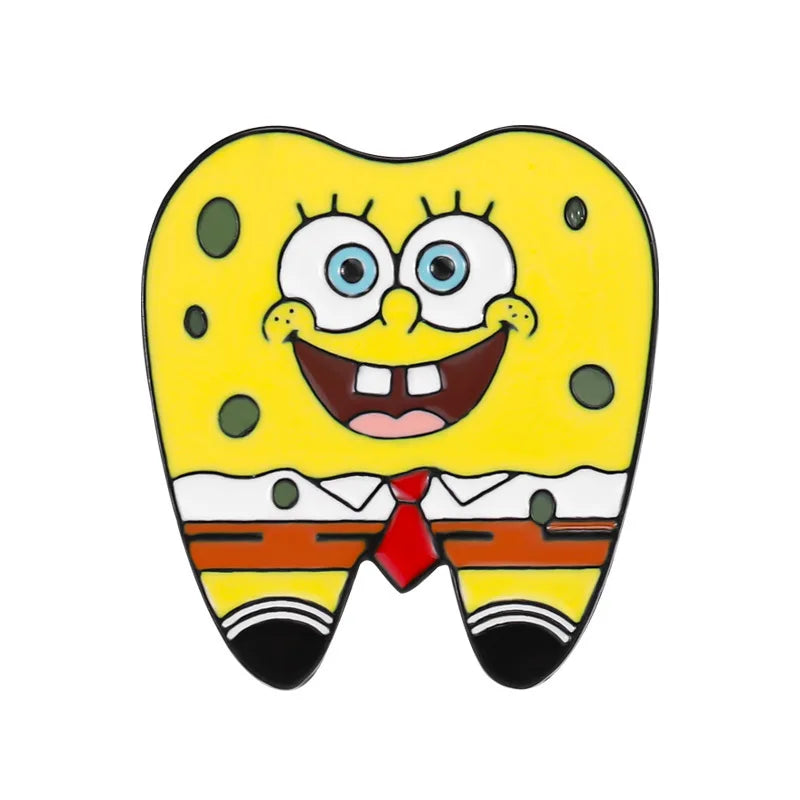 Sponge Bob Enamel Pins - Creative Cartoon Anime Lapel Brooches - W7013 - Anime - Brooches & Lapel Pins - 17 - 2024