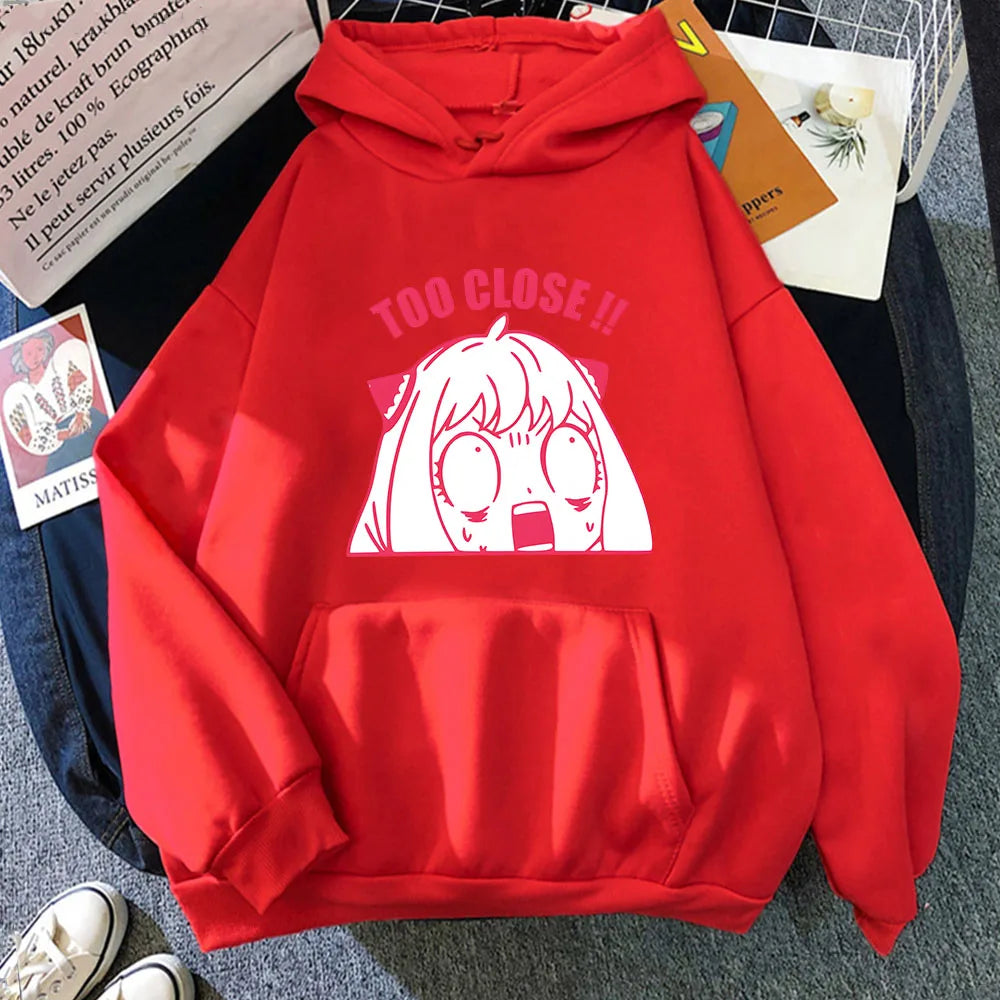 Spy X Family Anime Anya Print Hoodie - Red / S - Anime - Shirts & Tops - 10 - 2024