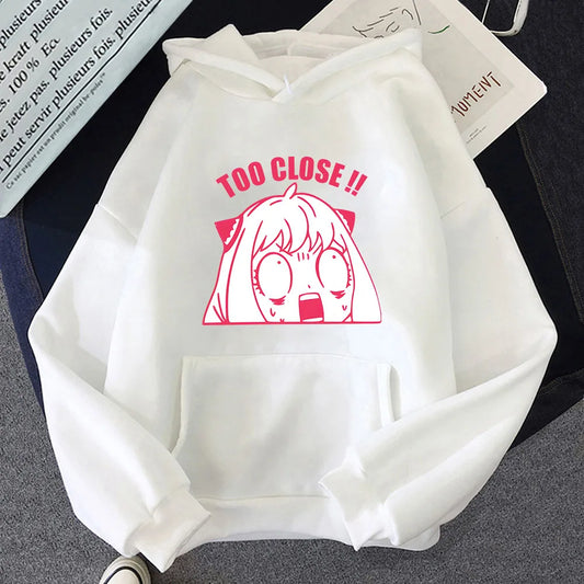 Spy X Family Anime Anya Print Hoodie - White / S - Anime - Shirts & Tops - 7 - 2024