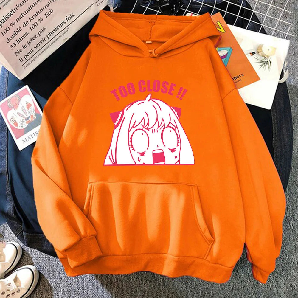 Spy X Family Anime Anya Print Hoodie - Orange / S - Anime - Shirts & Tops - 8 - 2024