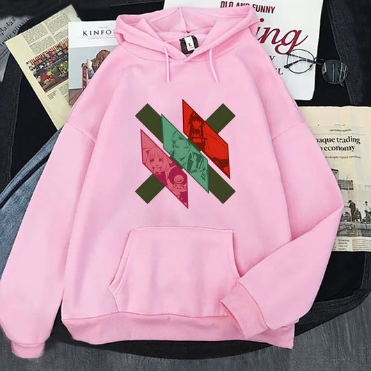 Spy X Family Anime Hoodie with Kawaii Print - Pink / S - Anime - Shirts & Tops - 1 - 2024