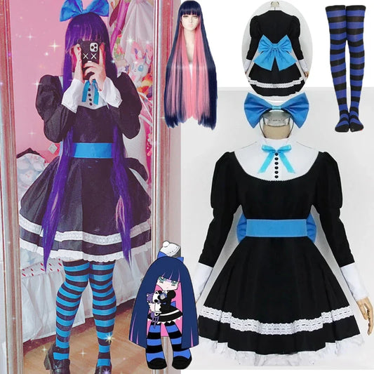 Stocking Anarchy Autumn Maid Cosplay - Panty & Stocking - Anime - Costumes - 1 - 2024