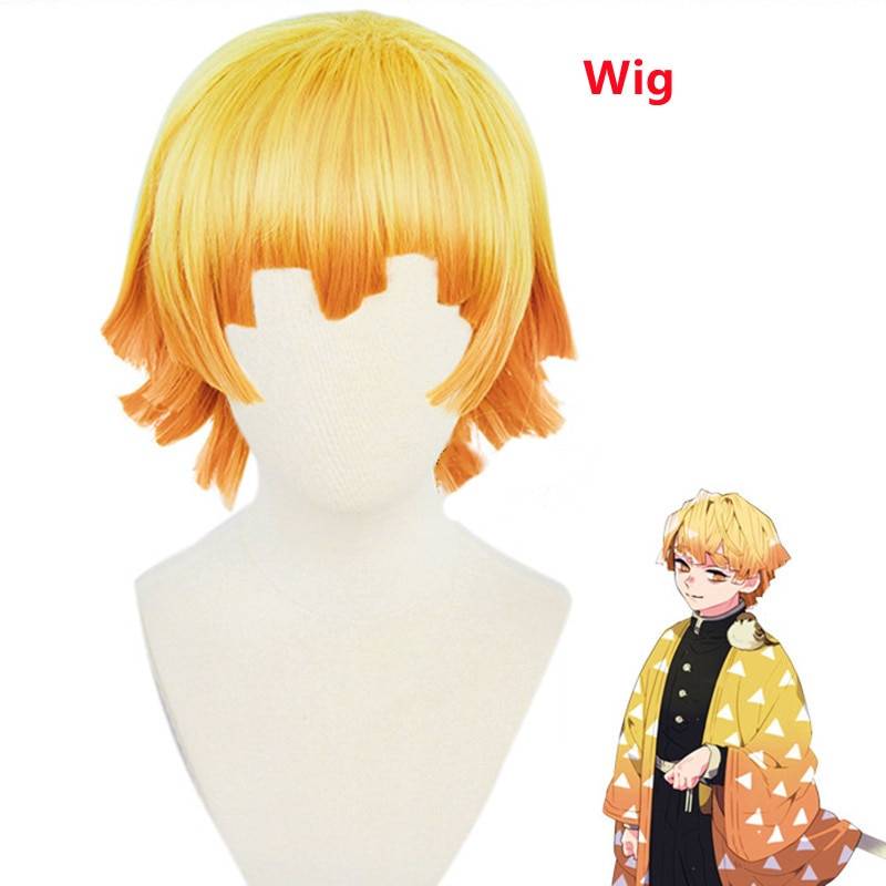 Zenitsu Agatsuma Cosplay - only wig / child size 110cm / Ghost Slayer - Anime - Clothing - 23 - 2024