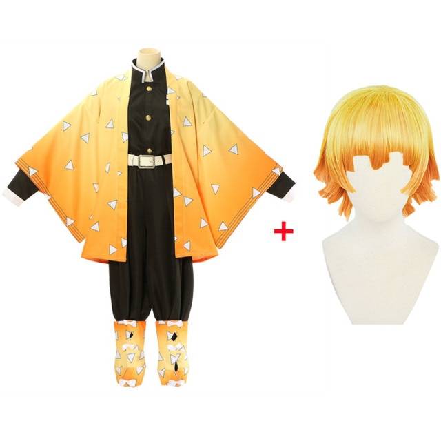 Zenitsu Agatsuma Cosplay - Suit and wig / child size 110cm / Ghost Slayer - Anime - Clothing - 24 - 2024
